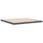 vidaXL Estructura de cama de madera maciza de pino gris 200x200 cm vidaXL Estructura de cama de madera maciza de pino gris 200x200 cm