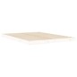 vidaXL Estructura de cama madera maciza de pino blanco 135x190 cm