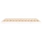 vidaXL Estructura de cama madera maciza de pino blanco 135x190 cm