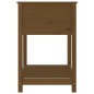 vidaXL Jardinera con estante madera maciza marrón miel 82,5x54x81 cm vidaXL Jardinera con estante madera maciza marrón miel 82,5x54x81 cm