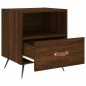 vidaXL Mesita de noche madera de ingeniería roble marrón 40x35x47,5 cm vidaXL Mesita de noche madera de ingeniería roble marrón 40x35x47,5 cm