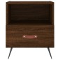 vidaXL Mesita de noche madera de ingeniería roble marrón 40x35x47,5 cm vidaXL Mesita de noche madera de ingeniería roble marrón 40x35x47,5 cm