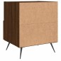 vidaXL Mesita de noche madera de ingeniería roble marrón 40x35x47,5 cm vidaXL Mesita de noche madera de ingeniería roble marrón 40x35x47,5 cm