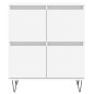 vidaXL Aparadores 3 uds madera contrachapada blanco vidaXL Aparadores 3 uds madera contrachapada blanco