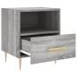 vidaXL Mesita de noche madera de ingeniería gris Sonoma 40x35x47,5 cm vidaXL Mesita de noche madera de ingeniería gris Sonoma 40x35x47,5 cm