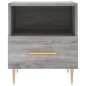 vidaXL Mesita de noche madera de ingeniería gris Sonoma 40x35x47,5 cm vidaXL Mesita de noche madera de ingeniería gris Sonoma 40x35x47,5 cm