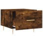 vidaXL Mesa de centro madera contrachapada roble ahumado 50x50x40 cm vidaXL Mesa de centro madera contrachapada roble ahumado 50x50x40 cm