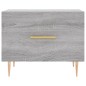 vidaXL Mesa de centro madera contrachapada gris Sonoma 50x50x40 cm vidaXL Mesa de centro madera contrachapada gris Sonoma 50x50x40 cm
