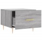 vidaXL Mesa de centro madera contrachapada gris Sonoma 50x50x40 cm vidaXL Mesa de centro madera contrachapada gris Sonoma 50x50x40 cm