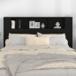 vidaXL Mueble cabecero negro 160x18,5x104,5 cm vidaXL Mueble cabecero negro 160x18,5x104,5 cm