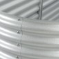 vidaXL Arriate de acero galvanizado plateado 320x80x44 cm vidaXL Arriate de acero galvanizado plateado 320x80x44 cm
