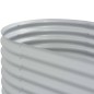 vidaXL Arriate de acero galvanizado plateado 320x80x44 cm vidaXL Arriate de acero galvanizado plateado 320x80x44 cm