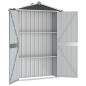 vidaXL Cobertizo de jardín acero galvanizado antracita 116x45x175cm vidaXL Cobertizo de jardín acero galvanizado antracita 116x45x175cm