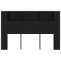 vidaXL Mueble cabecero negro 160x18,5x104,5 cm vidaXL Mueble cabecero negro 160x18,5x104,5 cm