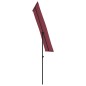 vidaXL Sombrilla de jardín con palo de aluminio rojo burdeos 180x110cm vidaXL Sombrilla de jardín con palo de aluminio rojo burdeos 180x110cm