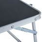 vidaXL Mesa de camping plegable aluminio gris 60x40 cm vidaXL Mesa de camping plegable aluminio gris 60x40 cm