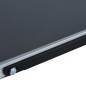vidaXL Mesa de camping plegable aluminio gris 60x40 cm vidaXL Mesa de camping plegable aluminio gris 60x40 cm
