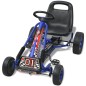 vidaXL Kart con pedales asiento ajustable azul vidaXL Kart con pedales asiento ajustable azul