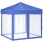vidaXL Carpa para fiestas plegable con paredes laterales azul 2x2 m vidaXL Carpa para fiestas plegable con paredes laterales azul 2x2 m