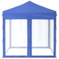 vidaXL Carpa para fiestas plegable con paredes laterales azul 2x2 m vidaXL Carpa para fiestas plegable con paredes laterales azul 2x2 m