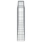 vidaXL Cesta gaviones forma arco hierro galvanizado 400x50x200/220 cm vidaXL Cesta gaviones forma arco hierro galvanizado 400x50x200/220 cm