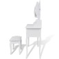 vidaXL Tocador con taburete y 3 espejos blanco vidaXL Tocador con taburete y 3 espejos blanco