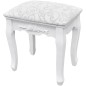 vidaXL Tocador con taburete y 3 espejos blanco vidaXL Tocador con taburete y 3 espejos blanco