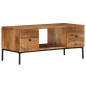 vidaXL Mesa de centro de madera maciza de mango 90x45x40cm vidaXL Mesa de centro de madera maciza de mango 90x45x40cm