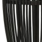 vidaXL Lámpara colgante ovalada sauce negra 40 W E27 27x68 cm vidaXL Lámpara colgante ovalada sauce negra 40 W E27 27x68 cm