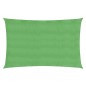 vidaXL Toldo de vela HDPE verde claro 160 g/m² 2x5 m vidaXL Toldo de vela HDPE verde claro 160 g/m² 2x5 m