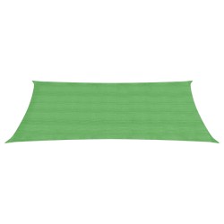 vidaXL Toldo de vela HDPE verde claro 160 g/m² 2x5 m