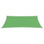 vidaXL Toldo de vela HDPE verde claro 160 g/m² 2x5 m vidaXL Toldo de vela HDPE verde claro 160 g/m² 2x5 m