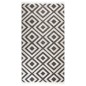 vidaXL Alfombra de exterior tejido plano negro y beige claro 80x150 cm vidaXL Alfombra de exterior tejido plano negro y beige claro 80x150 cm