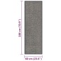 vidaXL Felpudo de nudo marrón claro 60x180 cm vidaXL Felpudo de nudo marrón claro 60x180 cm