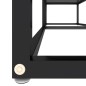 vidaXL Mueble para TV vidrio templado negro 140x40x40,5 cm vidaXL Mueble para TV vidrio templado negro 140x40x40,5 cm