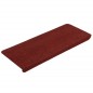 vidaXL Alfombrilla autoadhesiva de escalera 15 uds rojo 65x24,5x3,5 cm vidaXL Alfombrilla autoadhesiva de escalera 15 uds rojo 65x24,5x3,5 cm