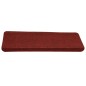 vidaXL Alfombrilla autoadhesiva de escalera 15 uds rojo 65x24,5x3,5 cm vidaXL Alfombrilla autoadhesiva de escalera 15 uds rojo 65x24,5x3,5 cm