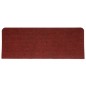 vidaXL Alfombrilla autoadhesiva de escalera 15 uds rojo 65x24,5x3,5 cm vidaXL Alfombrilla autoadhesiva de escalera 15 uds rojo 65x24,5x3,5 cm