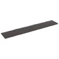 vidaXL Tablero mesa madera tratada borde vivo marrón 220x40x(2-4) cm vidaXL Tablero mesa madera tratada borde vivo marrón 220x40x(2-4) cm