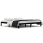 vidaXL Estructura de cama de madera maciza de pino negro 200x200 cm vidaXL Estructura de cama de madera maciza de pino negro 200x200 cm