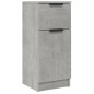 vidaXL Aparador 2 uds madera contrachapada gris hormigón 30x30x70 cm vidaXL Aparador 2 uds madera contrachapada gris hormigón 30x30x70 cm