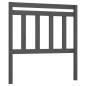 vidaXL Cabecero de cama madera maciza de pino gris 96x4x100 cm vidaXL Cabecero de cama madera maciza de pino gris 96x4x100 cm