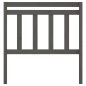 vidaXL Cabecero de cama madera maciza de pino gris 96x4x100 cm vidaXL Cabecero de cama madera maciza de pino gris 96x4x100 cm