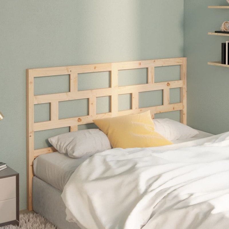 vidaXL Cabecero de cama madera maciza de pino 156x4x100 cm vidaXL Cabecero de cama madera maciza de pino 156x4x100 cm