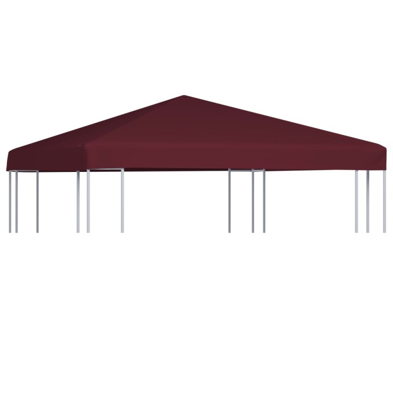 vidaXL Toldo de cenador burdeos 310 g/m² 3x3 m vidaXL Toldo de cenador burdeos 310 g/m² 3x3 m