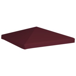vidaXL Toldo de cenador burdeos 310 g/m² 3x3 m 