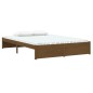 vidaXL Estructura de cama madera maciza marrón miel 140x200 cm vidaXL Estructura de cama madera maciza marrón miel 140x200 cm