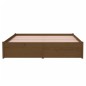 vidaXL Estructura de cama madera maciza marrón miel 140x200 cm vidaXL Estructura de cama madera maciza marrón miel 140x200 cm