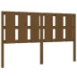 vidaXL Cabecero de cama madera maciza pino marrón miel 155,5x4x100 cm vidaXL Cabecero de cama madera maciza pino marrón miel 155,5x4x100 cm