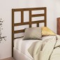 vidaXL Cabecero de cama madera maciza de pino marrón miel 106x4x104 cm vidaXL Cabecero de cama madera maciza de pino marrón miel 106x4x104 cm
